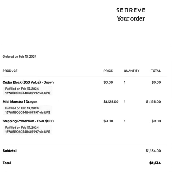 Senreve Midi Maestra Dragon / Chestnut / Gold Leather Top Handle Bag / Backpack - Picture 14 of 14